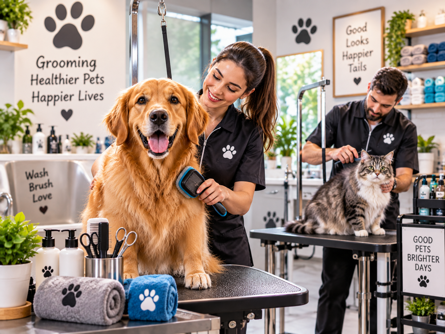 Dog and cat grooming marketing